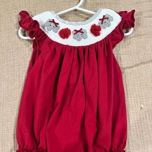 Busy bees smocks girl bubble